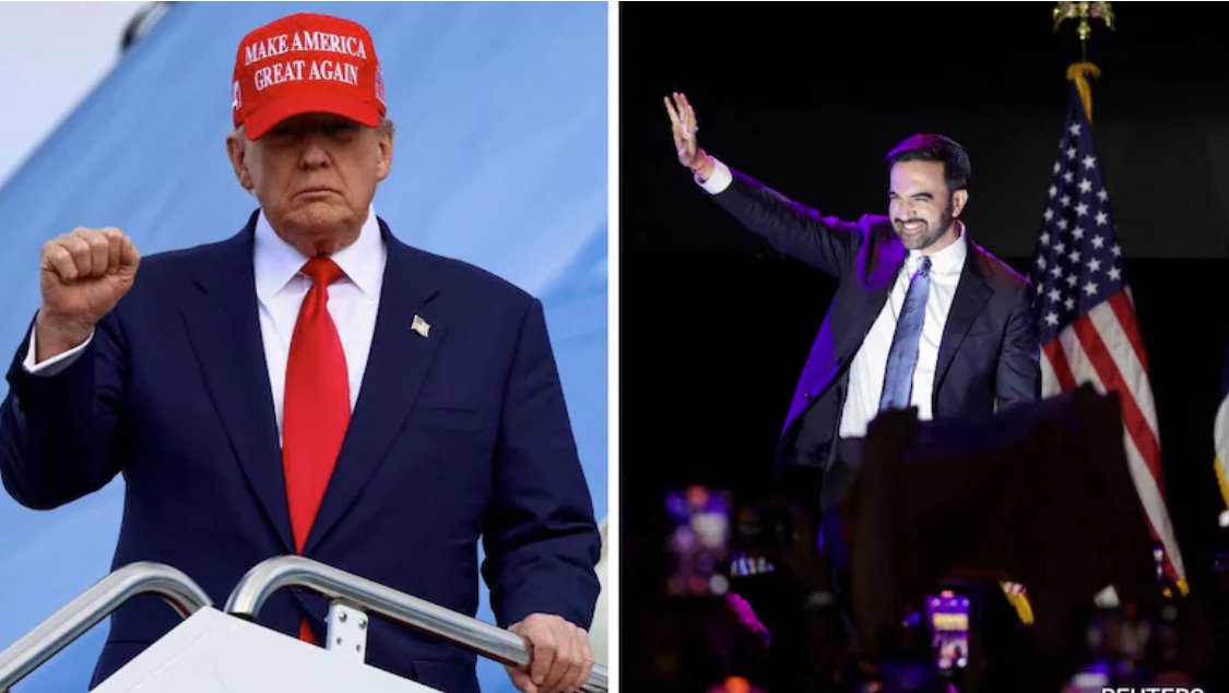 左翼人士佐蘭&middot;馬姆達(dá)尼在其市長(zhǎng)競(jìng)選期間一直將特朗普當(dāng)作替罪羊