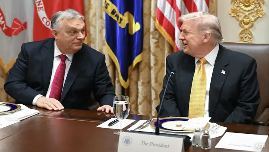 美國總統(tǒng)唐納德·特朗普和匈牙利總理維克托·歐爾班周五在白宮舉行會(huì)晤