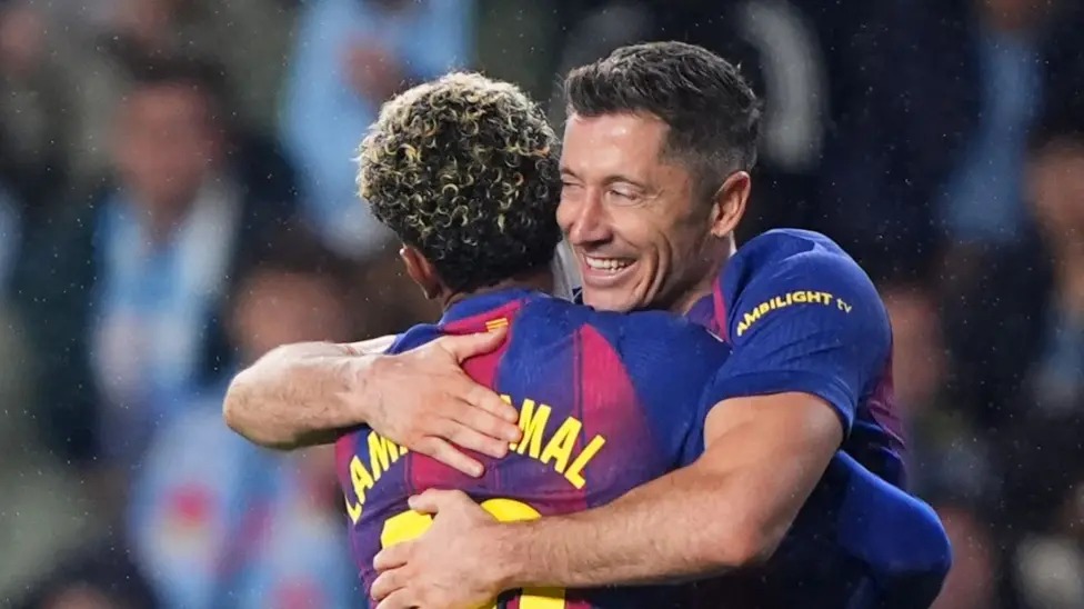 37歲的萊萬多夫斯基上演了三個西甲帽子戲法