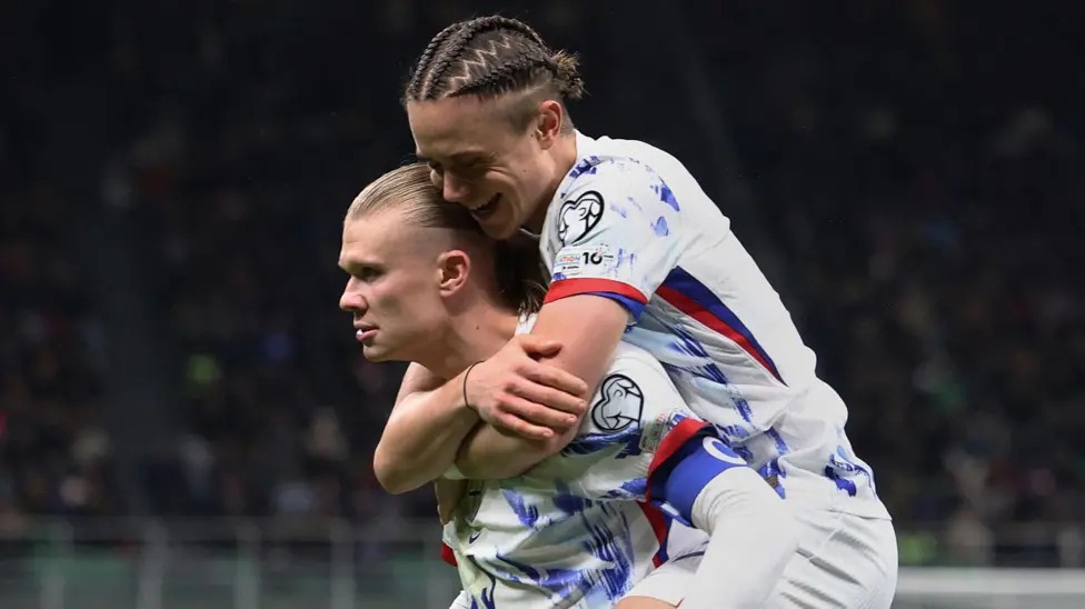 埃爾林&middot;哈蘭德追平了羅伯特&middot;萊萬多夫斯基在單屆世界杯歐洲區(qū)預選賽中攻入16球的紀錄