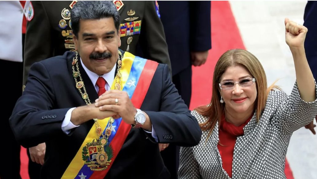 委內(nèi)瑞拉總統(tǒng)尼古拉斯·馬杜羅的妻子西莉亞·弗洛雷斯