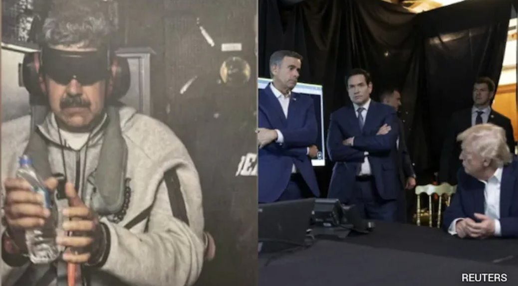 唐納德&middot;特朗普分享了一張尼古拉斯&middot;馬杜羅被捕后的照片