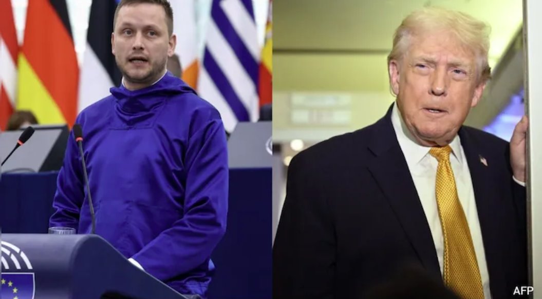 格陵蘭總理延斯·弗雷德里克·尼爾森和美國總統(tǒng)唐納德·特朗普