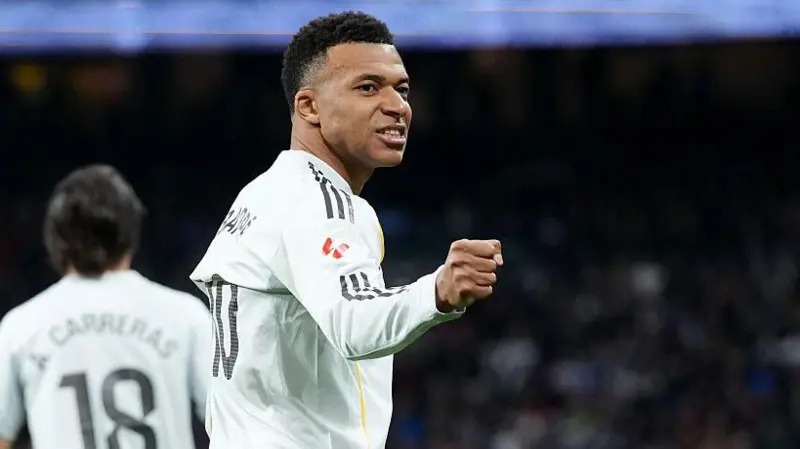 本賽季基利安&middot;姆巴佩已為皇家馬德里在西甲聯(lián)賽中攻入19球