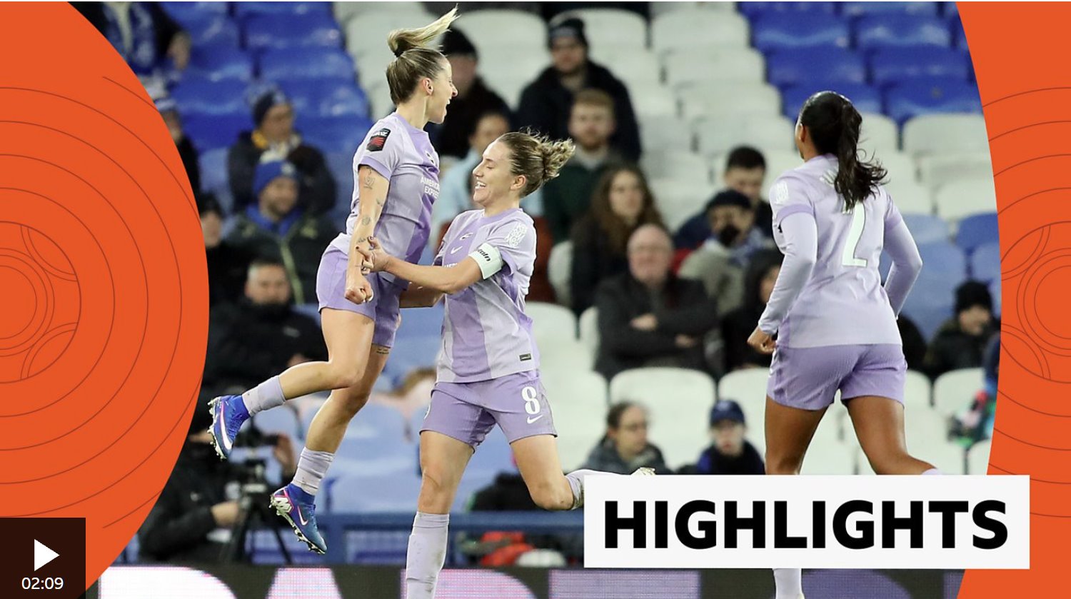 英格蘭女子超級聯(lián)賽埃弗頓0-1布萊頓