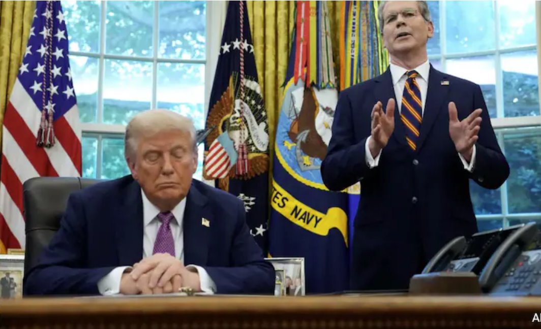 貝森特還簡要提及了與加拿大的關系