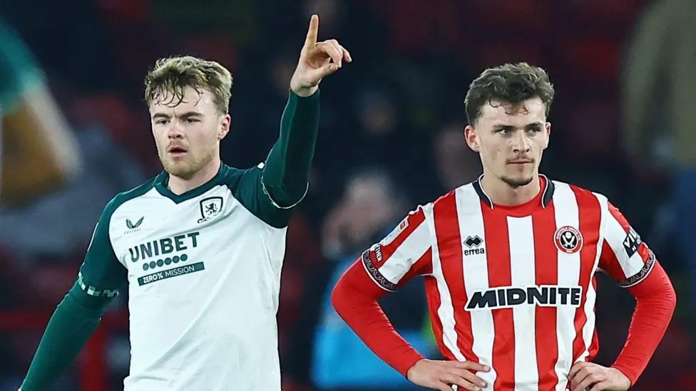 湯米&middot;康威在本賽季米德爾斯堡對陣謝菲爾德聯的兩場勝利中都有進球