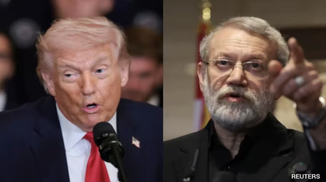 阿里&middot;拉里賈尼表示，唐納德&middot;特朗普&ldquo;必須為他所做的一切付出代價&rdquo;。